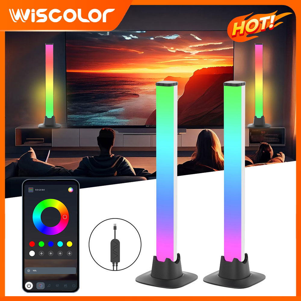 Desk Setup With Tv - إضاءة خلفية للتلفاز، شريط إضاءة LED