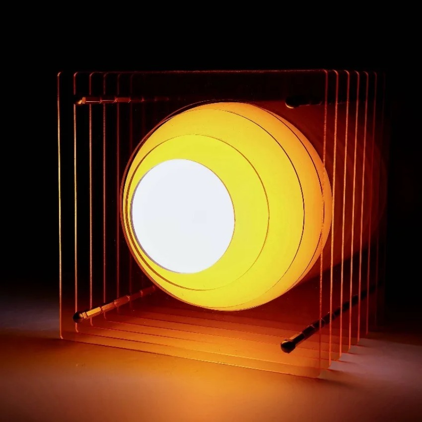 DIY الاكريليك ألف طبقة مصباح م - مراجعة Desk Setup Lamp وسعره