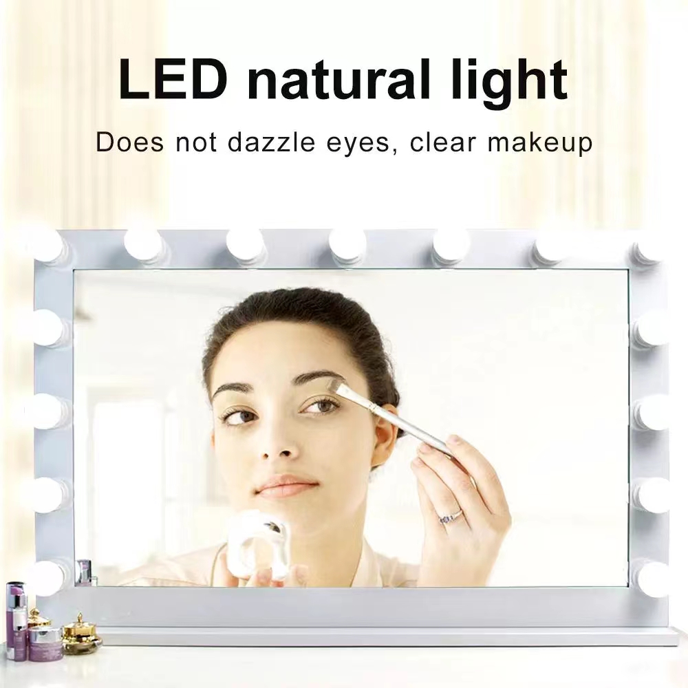 LED ضوء لصق مرآة ماكياج مصابيح - مراجعة Desk Setup Lamp وسعره