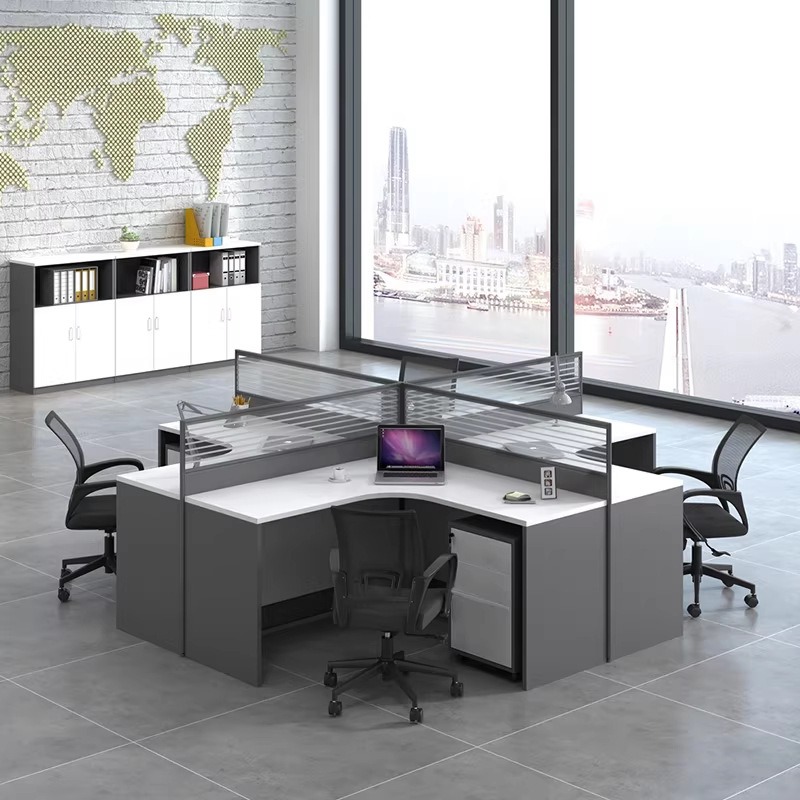مكتب أبيض للمكاتب يتسع لـ 2 أو - مراجعة Desk Setup L Shaped وسعره