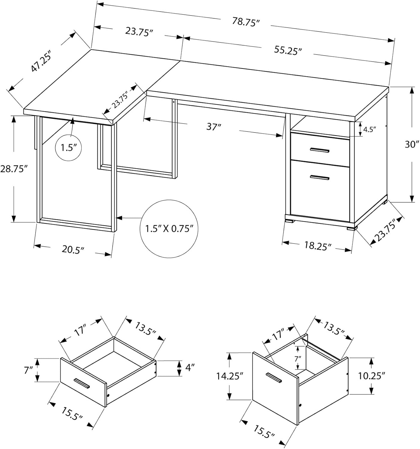 مكتب كمبيوتر I 7257، للمكتب ال - مراجعة Desk Setup L Shaped وسعره